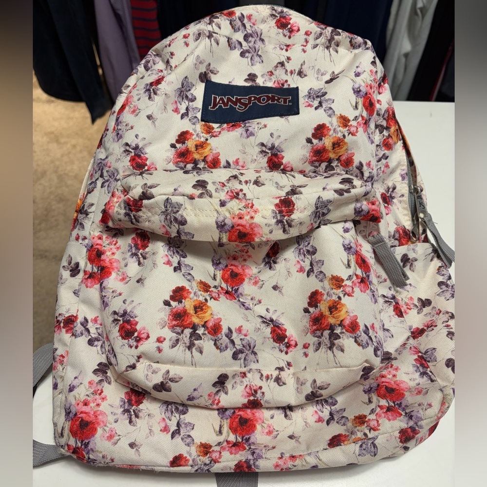 JanSport Big Student Floral Backpack